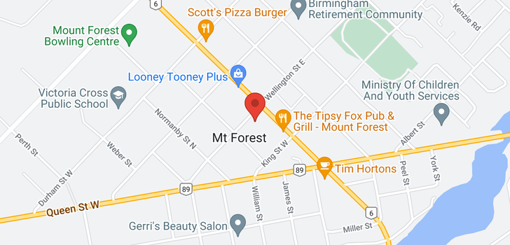 map of 185 EGREMONT STREET N